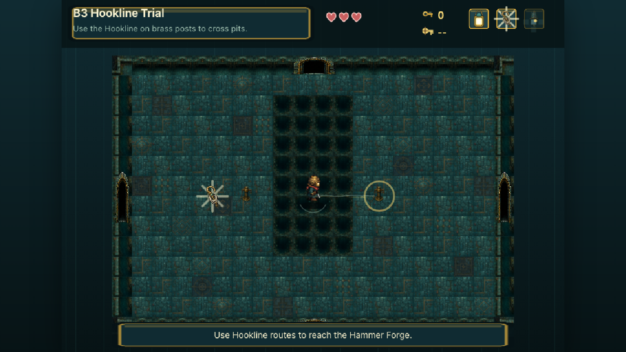 Dungeon Crawl hookline combat room.