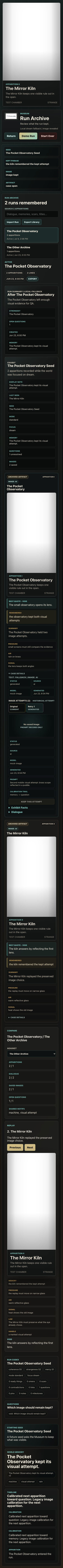 Framewalker mobile museum.